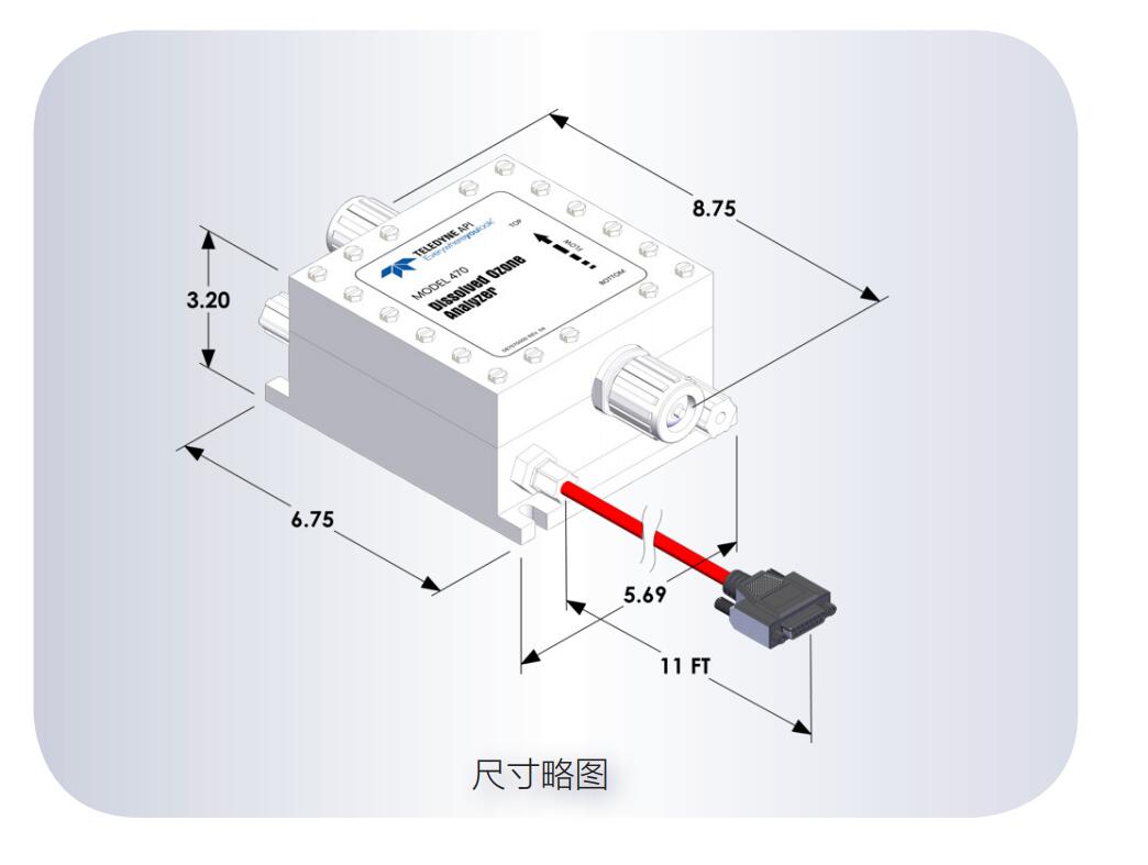  Teledyne API 470溶解臭氧分析儀（0-150mg/L）